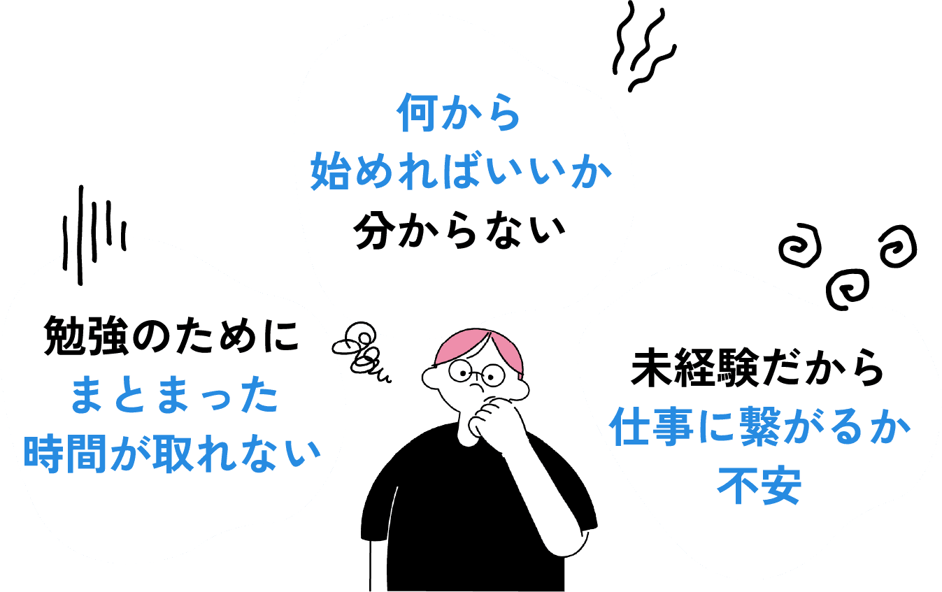 悩みイラスト